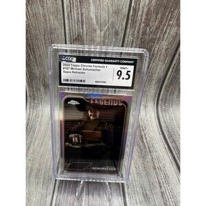 2024 Topps Chrome Formula 1 #187 Michael Schumacher Sepia Refractor Cgc 9.5